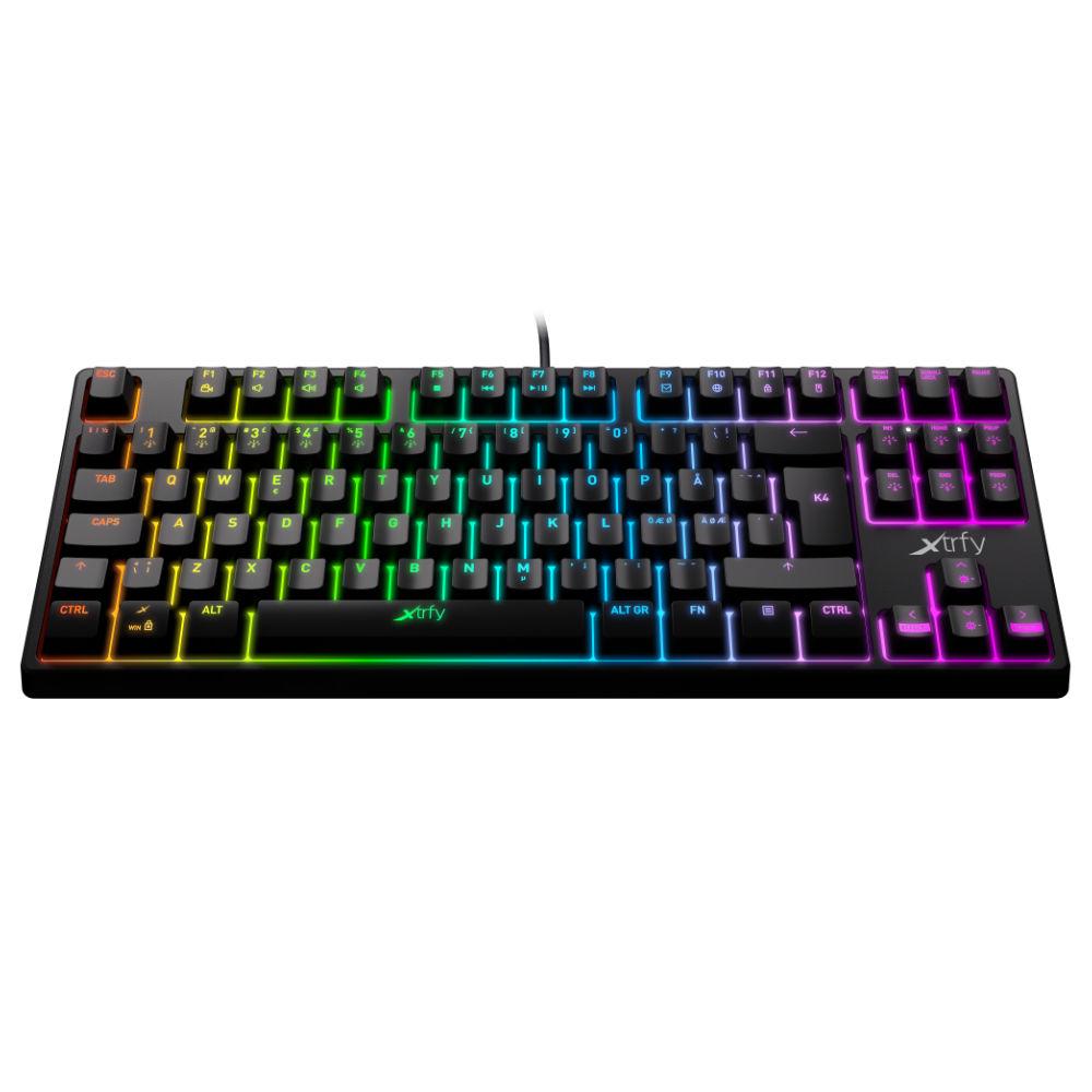 Клавиатура xtrfy k4 tkl rgb retro обзор