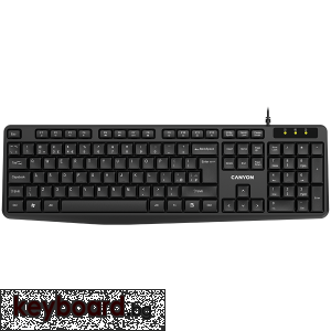 Клавиатура CANYON CNE-CKEY01-BG USB