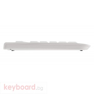 Стандартна клавиатура CHERRY KC 1000 Бял Жично USB